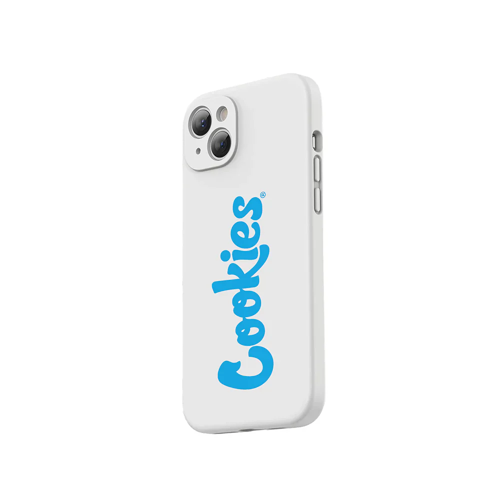 Cookies - iPhone Case - White w/ Blue Logo