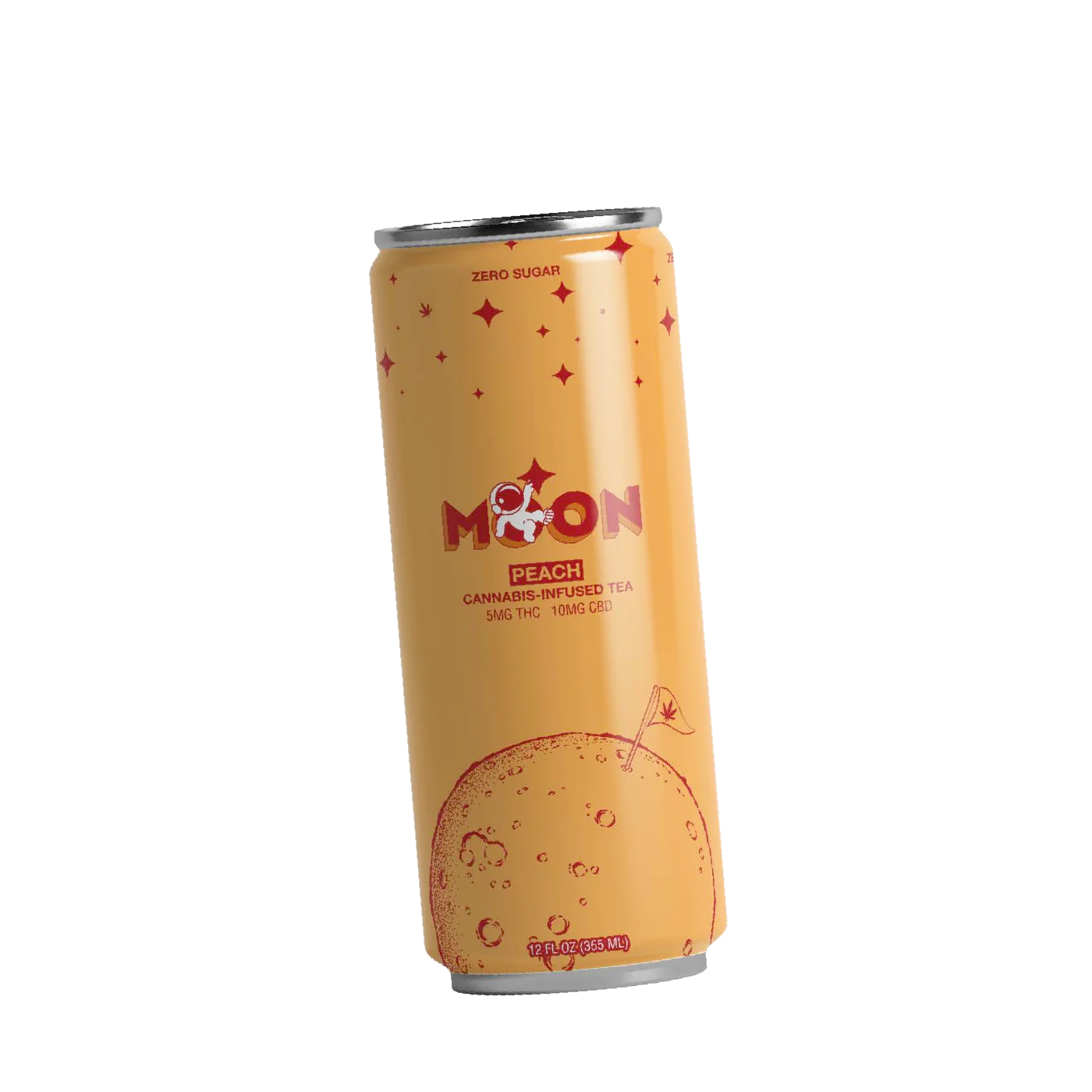 Moon - D9/CBD Infused Beverage 5mg/10mg - Peach Tea