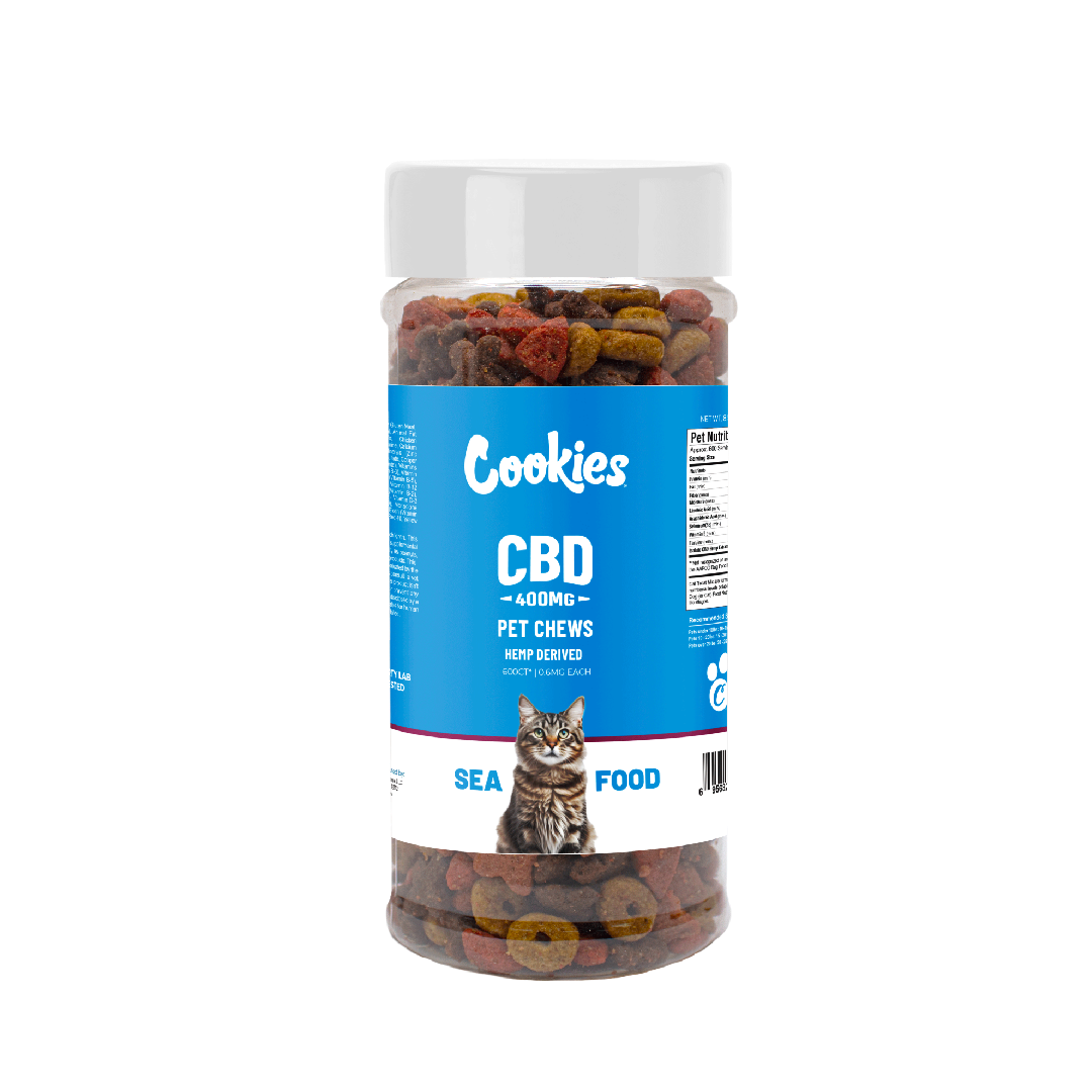 Cookies - CBD Pet Treat 16oz 400mg - Soft Chew - Seafood Mix