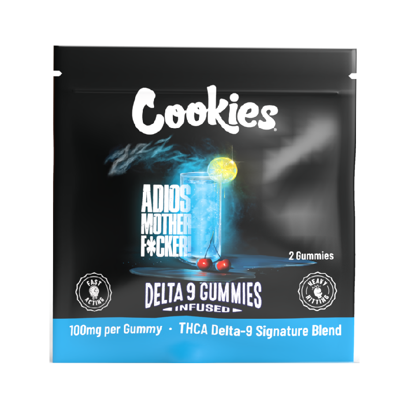 Delta 9 - Adios MF 100mg Infused Gummy Pop Box