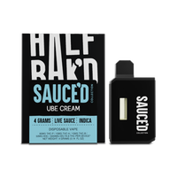 Half Bak'd | Ube Cream | 4G THCA Disposable Vape | Indica
