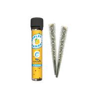 Cookies | Apples & Bananas | 1g 2 Pack THC Blend w/ Diamonds Pre-Roll | Hybrid