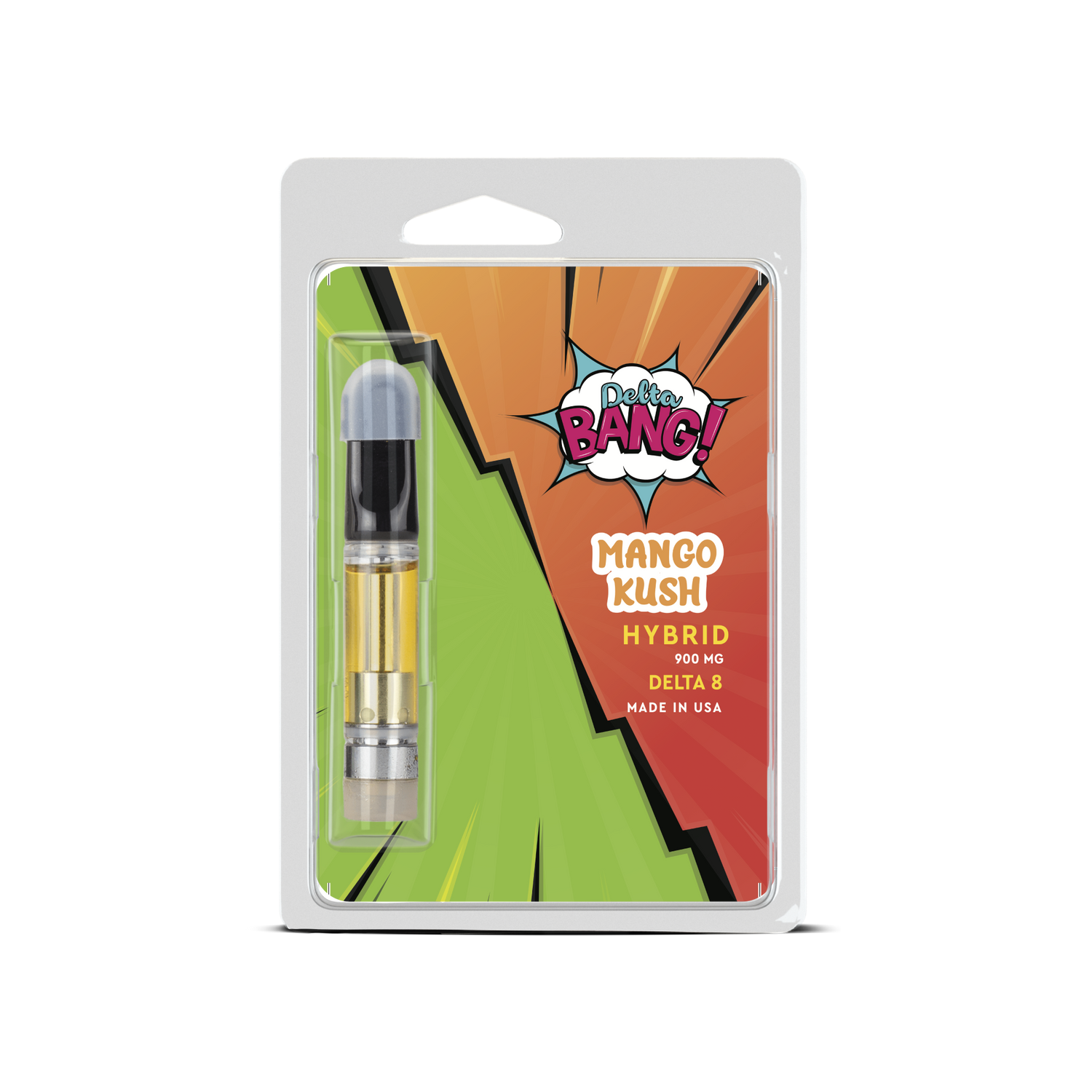 Delta Bang - Delta 8 Disposable - Hybrid - Mango Kush - 1ml Blister
