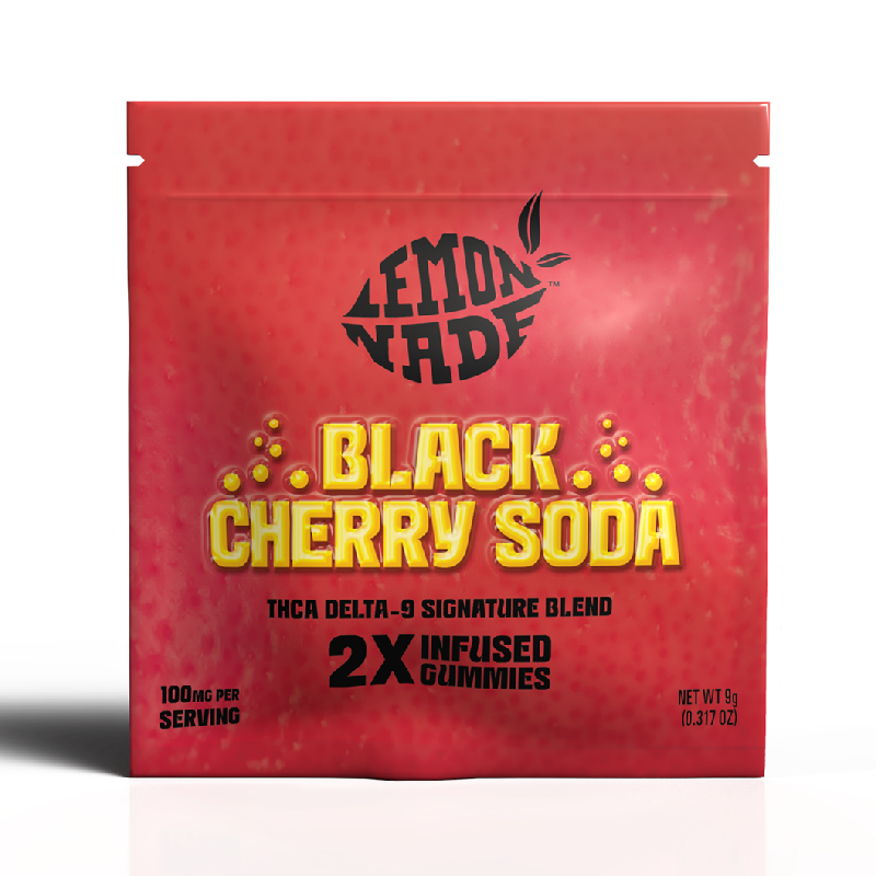 LemonNade - THCA Delta 9 Blend Gummies - Black Cherry Soda