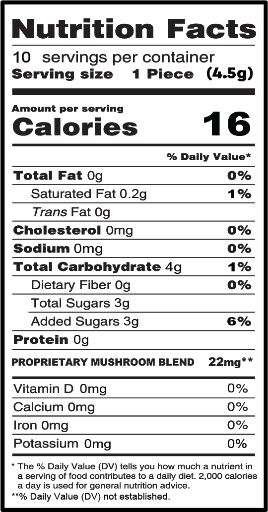 Cookies - Multi Mushroom Gummy 6mg 10ct Bag - Mango