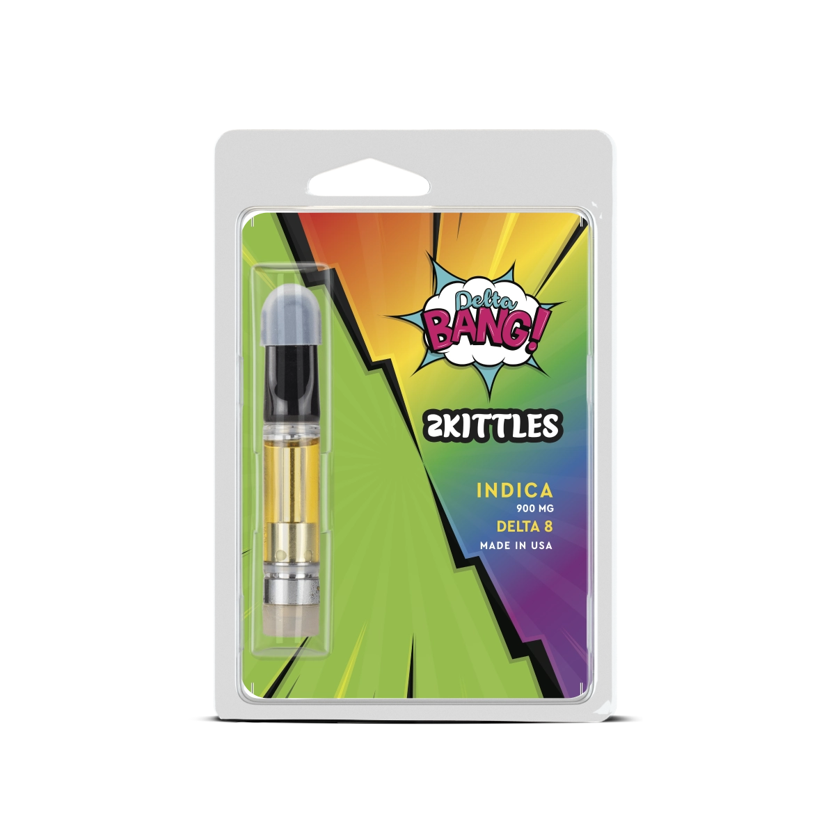 Delta Bang - Delta 8 Disposable - Indica - Zkittles - 1ml Blister