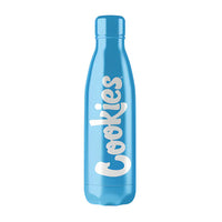 Cookies | Cookies Logo| Blue Stainless Steel Bottle