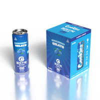 Cookies | Huckleberry Gelato | 10mg 4 Pack Delta 9/THC Blend Seltzer Can | Hybrid