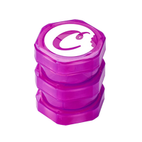 Cookies | Purple | V2 Large Stackable Child-Proof Plastic Storage Jar