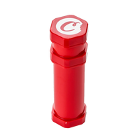 Cookies | Red | V2 Extendo Stackable Child-Proof Plastic Storage Jar