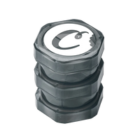 Cookies | Smoke | V2 Large Stackable Child-Proof Plastic Storage Jar