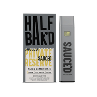 Half Bak'd | Super Lemon Haze | 1G THCA Live Resin Disposable Vape | Hybrid