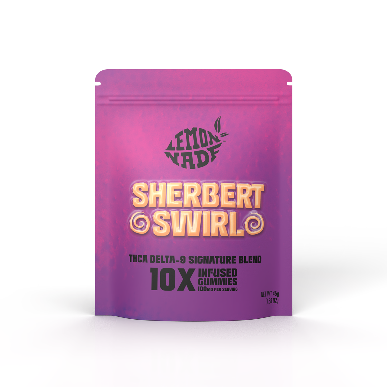 LemonNade - THCA Delta 9 Blend Gummies - Sherbert Swirl