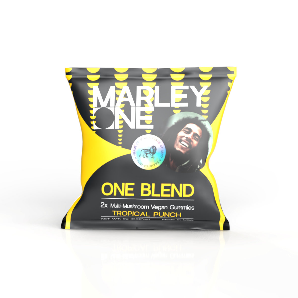 Marley One - Multi Mushroom Gummy 6mg 2ct Bag - One Blend - Tropical Punch