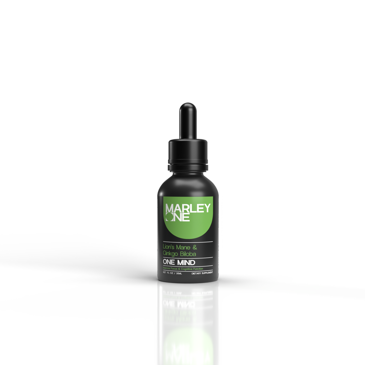 Marley One - Lions Mane & Ginkgo Biloba Mushroom Tincture 30ml - One Mind