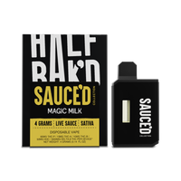 Half Bak'd | Magic Milk | 4G THC Blend Disposable Vape | Sativa