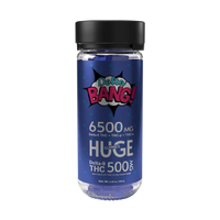 Delta Bang | Blue Razz | 20ct Jar 6500mg D8/D9/THCP THC Blend Gummies | Hybrid
