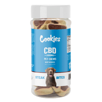 Cookies | Soft Chew | 16oz 200mg CBD Pet Treat Steak | Hybrid