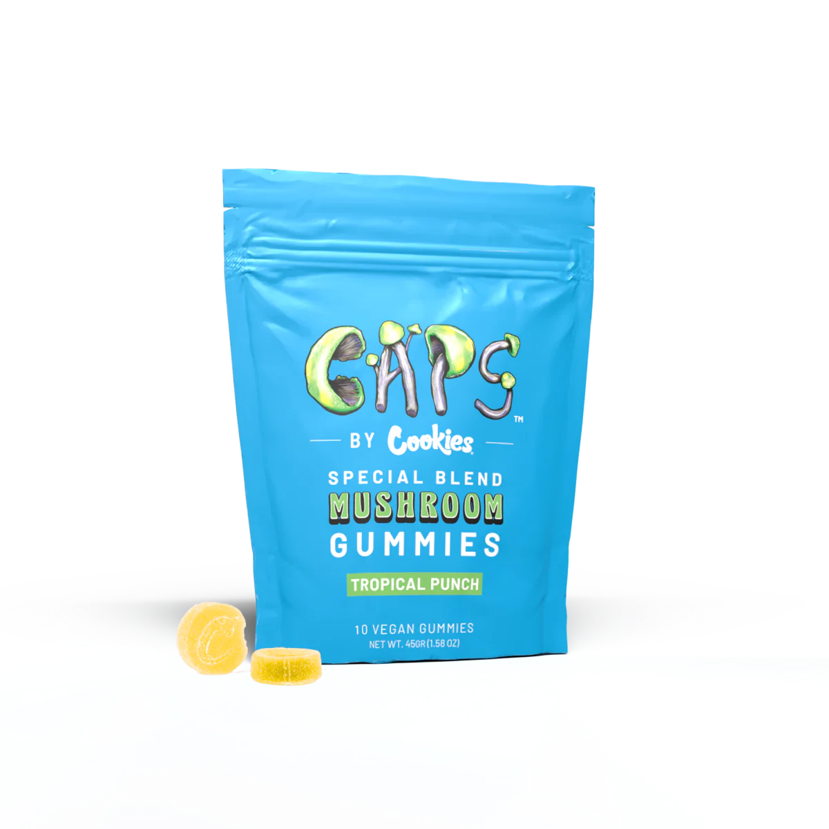 Cookies - Multi Mushroom Gummy 6mg 10ct Bag - Tropical Punch