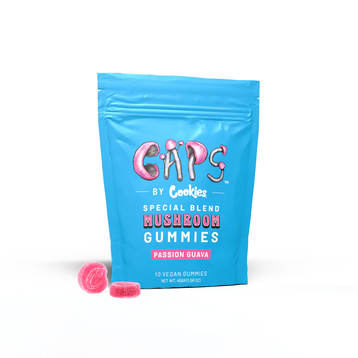 Cookies - Multi Mushroom Gummy 6mg 10ct Bag - Passion Guava
