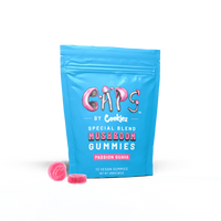 Cookies | Passion Guava | 10ct Bag 6mg Multi Mushroom THC Blend Gummies | Hybrid