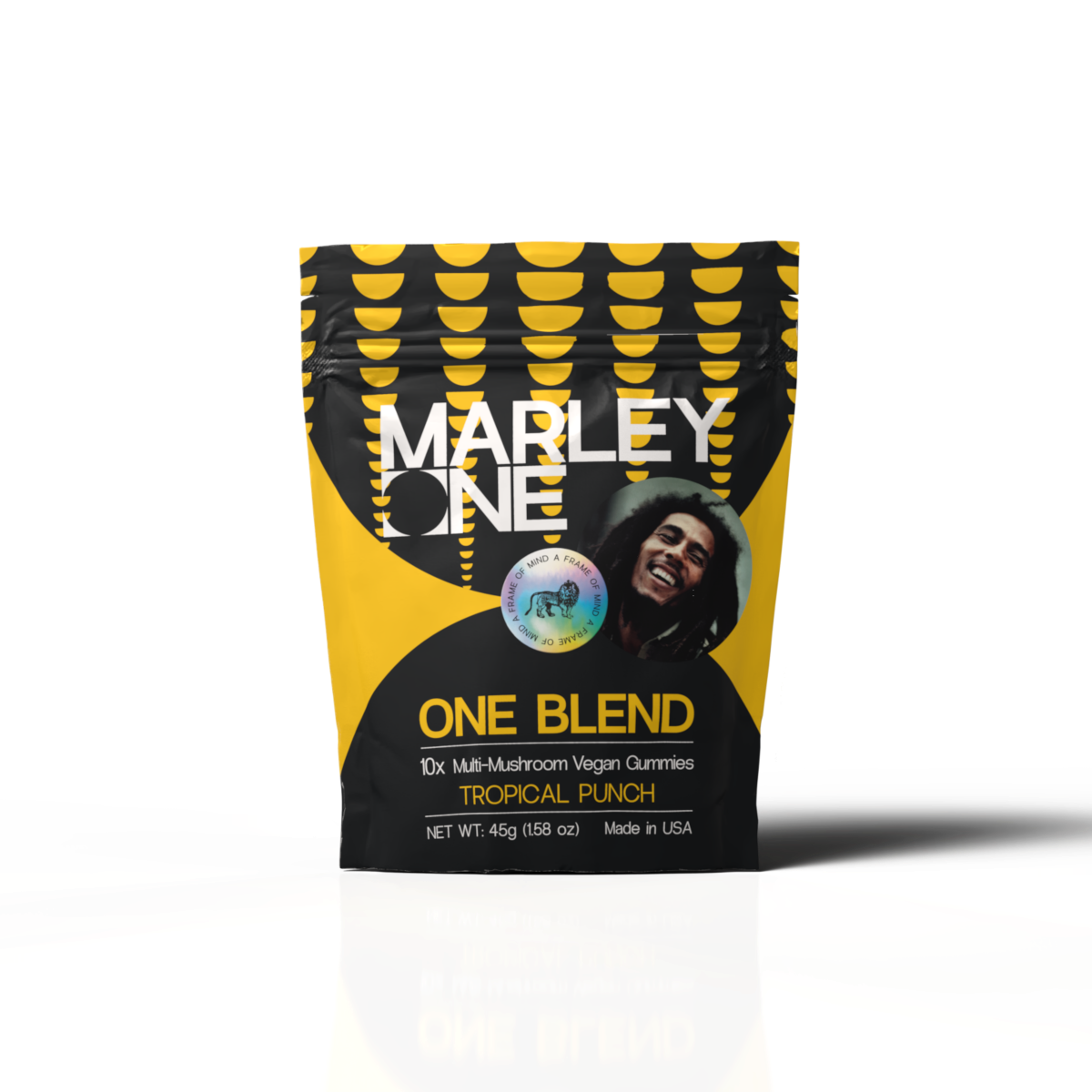 Marley One - Multi Mushroom Gummy 6mg 10ct Bag - One Blend -  Tropical Punch