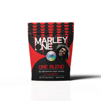 Marley One | Strawberry | 6mg 10ct Bag One THC Blend Multi Mushroom Gummies | Hybrid