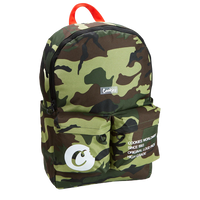 Cookies | Green Camo | Orion Canvas Nylon Backpack w/ Rubber Logo "Smell Proof"