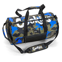 Cookies | Navy Camo | Summit Ripstop Nylon Duffel Bag w/ Oversized Logo "Smell Proof"
