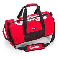 Cookies | Red | Summit Ripstop Nylon Duffel Bag w/ Oversized Logo "Smell Proof"