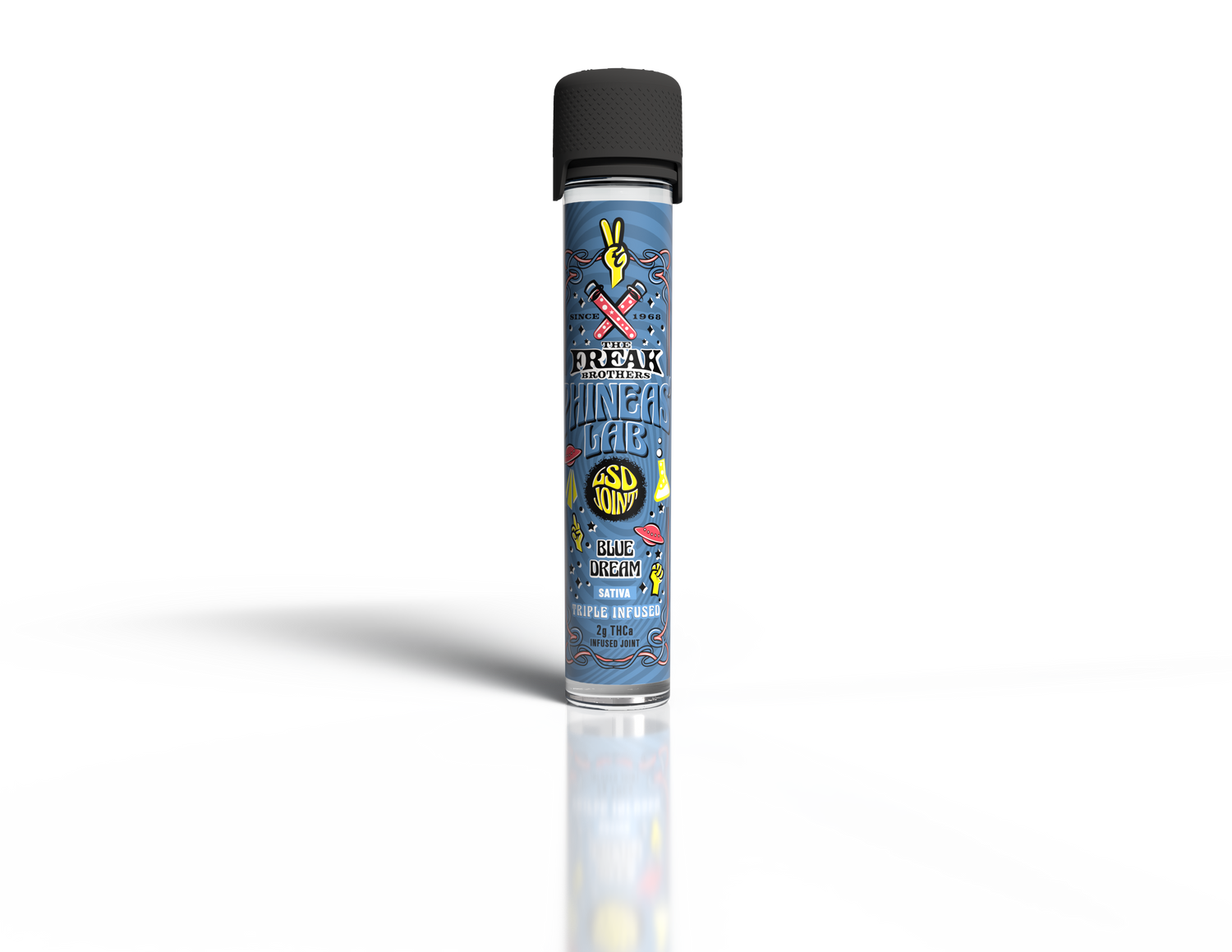 Freak Brothers - THCA LSD Triple Infused Pre-Roll 2.5g - Blue Dream