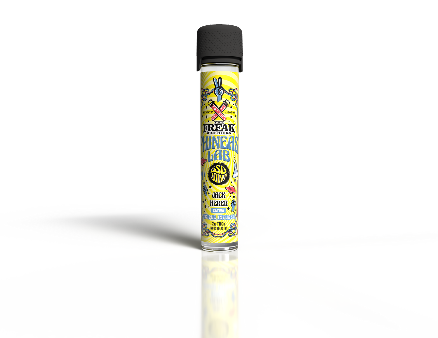 Freak Brothers - THCA LSD Triple Infused Pre-Roll 2.5g - Jack Herer