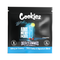 Cookies | Adios MF | 100mg THC Blend Delta 9 Infused Gummies | Hybrid