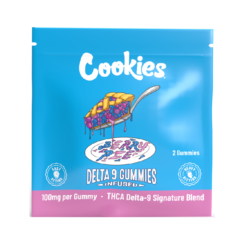 Delta 9 - Berry Pie 100mg Infused Gummy Pop Box