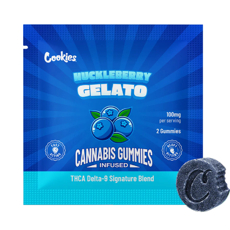 Cookies - THCA/Delta 9 Special Blend Infused Gummy Huckleberry Gelato