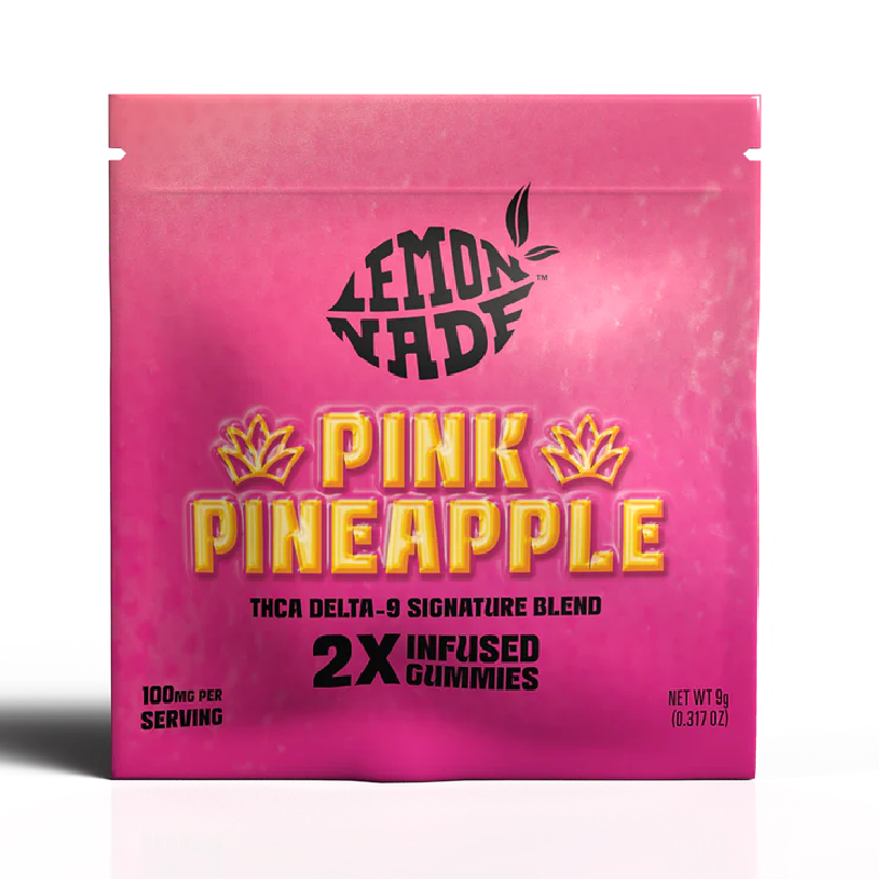 LemonNade - THCA Delta 9 Blend Gummies - Pink Pineapple