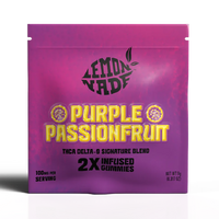 Lemonnade | Purple Passionfruit |  Delta 9 THC Blend Infused Gummies | Hybrid