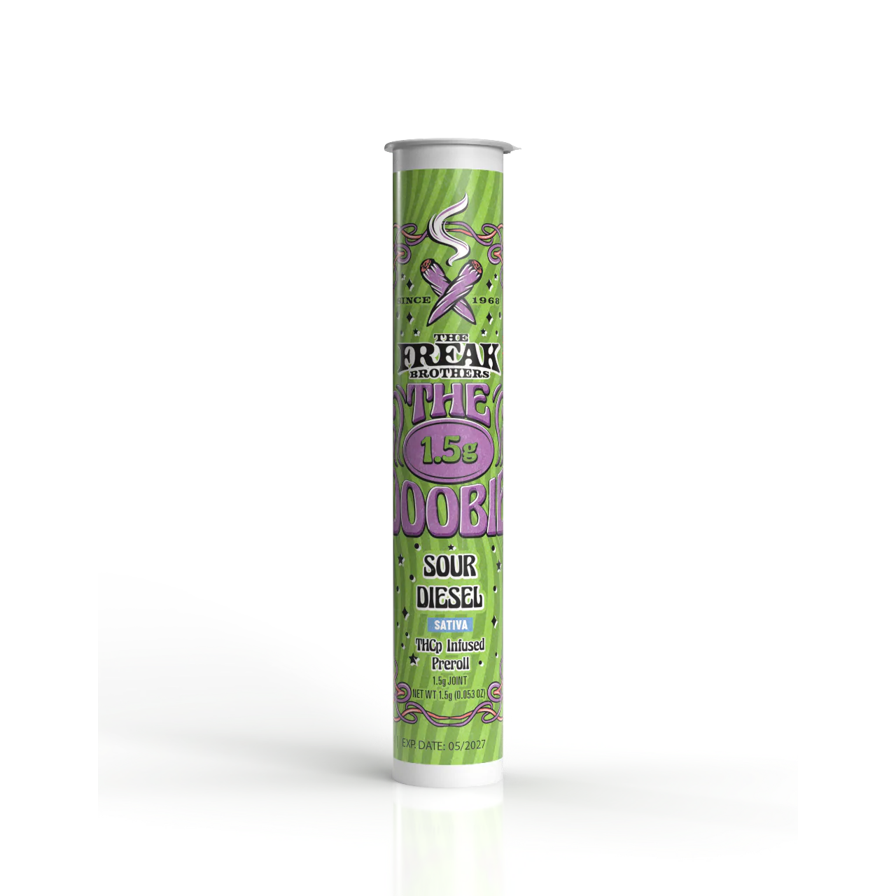 Freak Brothers - THCP Infused Doobie 1.5g - Sour Diesel
