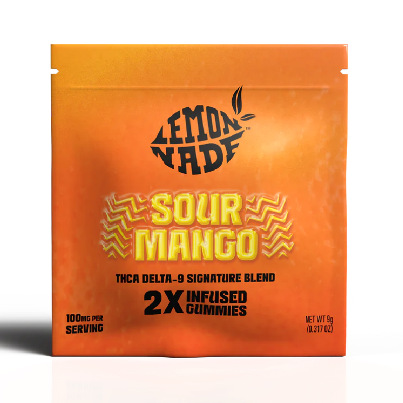 LemonNade - THCA Delta 9 Blend Gummies - Sour Mango